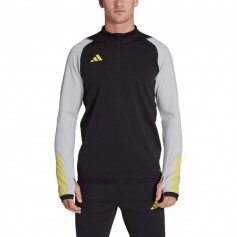 Adidas Tiro 23 Competition Ανδρική Αθλητική Μπλούζα Μακρυμάνικη με Φερμουάρ Μαύρη HU1307