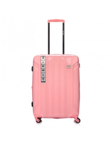 Swiss Bags Tourist Μεσαία Βαλίτσα με ύψος 65cm 16607 σε Ροζ χρώμα
