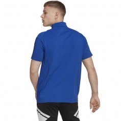 Adidas Tiro 23 Competition Ανδρικό T-shirt Polo Μπλε HU1342