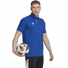 Adidas Tiro 23 Competition Ανδρικό T-shirt Polo Μπλε HU1342