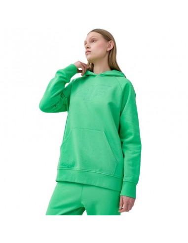 4F Γυναικείο Φούτερ με Κουκούλα Πράσινο 4FSS23TSWSF535-41S