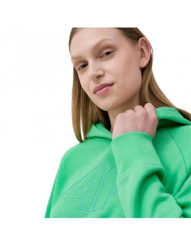 4F Γυναικείο Φούτερ με Κουκούλα Πράσινο 4FSS23TSWSF535-41S