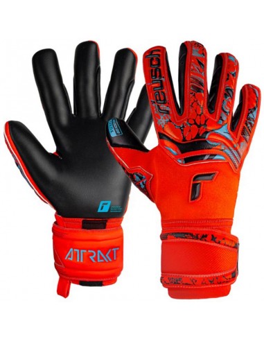 Reusch Attrakt Gold X 5370945-3333 Γάντια Τερματοφύλακα Ενηλίκων Κόκκινα