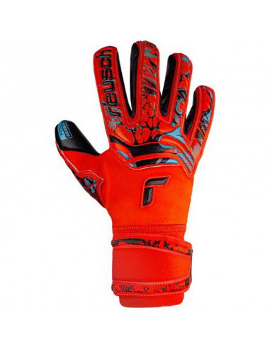 Reusch Attrakt Gold X 5370945-3333 Γάντια Τερματοφύλακα Ενηλίκων Κόκκινα