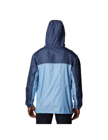 Columbia Trail Traveler Windbreaker Jacket in Bright Aqua/Desert