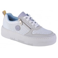 Rieker Γυναικεία Sneakers Λευκά M1905-80