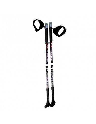 Nils Extreme Nordic NW608 Τηλεσκοπικό Μπατόν Ορειβασίας Αλουμινίου 1τμχ Μαύρο