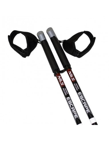 Nils Extreme Nordic NW608 Τηλεσκοπικό Μπατόν Ορειβασίας Αλουμινίου 1τμχ Μαύρο
