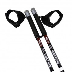 Nils Extreme Nordic NW608 Τηλεσκοπικό Μπατόν Ορειβασίας Αλουμινίου 1τμχ Μαύρο