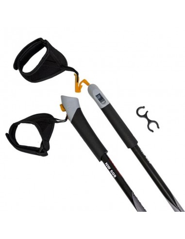 Nils Extreme Nordic NW608 Τηλεσκοπικό Μπατόν Ορειβασίας Αλουμινίου 1τμχ Μαύρο