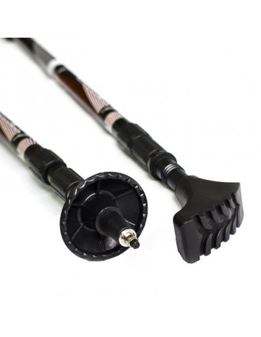 Nils Extreme Nordic NW608 Τηλεσκοπικό Μπατόν Ορειβασίας Αλουμινίου 1τμχ Μαύρο