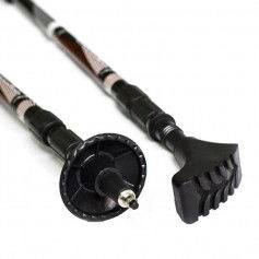 Nils Extreme Nordic NW608 Τηλεσκοπικό Μπατόν Ορειβασίας Αλουμινίου 1τμχ Μαύρο