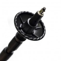 Nils Extreme Nordic NW608 Τηλεσκοπικό Μπατόν Ορειβασίας Αλουμινίου 1τμχ Μαύρο