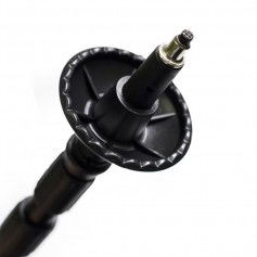 Nils Extreme Nordic NW608 Τηλεσκοπικό Μπατόν Ορειβασίας Αλουμινίου 1τμχ Μαύρο