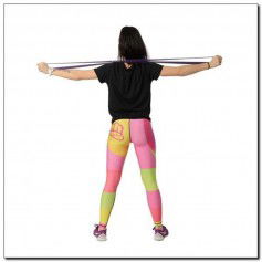 Exercise rubber HMS PURPLE GU05 32x45x2080 mm