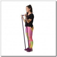 Exercise rubber HMS PURPLE GU05 32x45x2080 mm