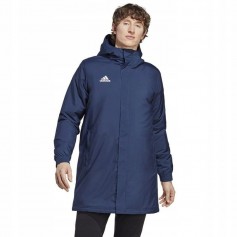 Adidas Entrada 22 Ανδρικό Χειμωνιάτικο Μπουφάν Αντιανεμικό Μπλε IB6077