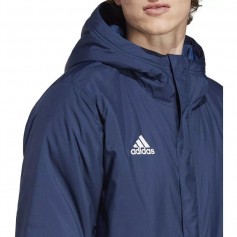 Adidas Entrada 22 Ανδρικό Χειμωνιάτικο Μπουφάν Αντιανεμικό Μπλε IB6077