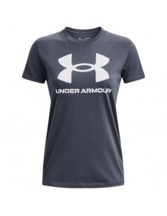 Under Armour Sportstyle Graphic Γυναικείο Αθλητικό T-shirt Fast Drying Γκρι 1356305-044