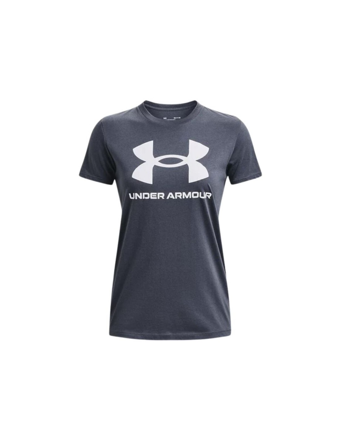 Under Armour Sportstyle Graphic Γυναικείο Αθλητικό T-shirt Fast Drying Γκρι 1356305-044