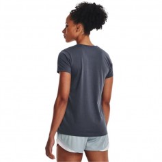 Under Armour Sportstyle Graphic Γυναικείο Αθλητικό T-shirt Fast Drying Γκρι 1356305-044