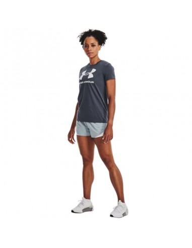Under Armour Sportstyle Graphic Γυναικείο Αθλητικό T-shirt Fast Drying Γκρι 1356305-044