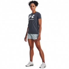 Under Armour Sportstyle Graphic Γυναικείο Αθλητικό T-shirt Fast Drying Γκρι 1356305-044