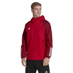 Adidas 23 Competition All Weather Ανδρικό Χειμωνιάτικο Μπουφάν Κόκκινο HE5653