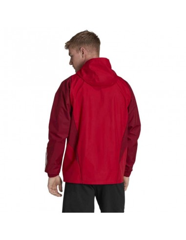 Adidas 23 Competition All Weather Ανδρικό Χειμωνιάτικο Μπουφάν Κόκκινο HE5653