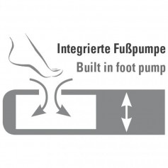 High Peak Texas Αυτοφούσκωτο Μονό Υπόστρωμα Camping 185x47cm Πάχους 6.5cm σε Μαύρο χρώμα