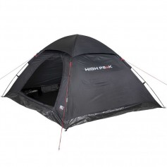 High Peak Monodome Σκηνή Camping Igloo Μαύρη 3 Εποχών για 4 Άτομα 240x210x130εκ. 10310