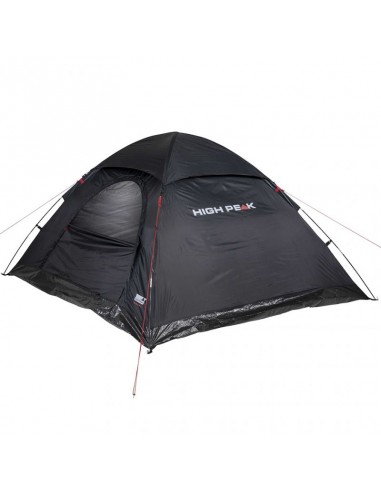 High Peak Monodome Σκηνή Camping Igloo Μαύρη 3 Εποχών για 4 Άτομα 240x210x130εκ. 10310
