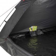 High Peak Monodome Σκηνή Camping Igloo Μαύρη 3 Εποχών για 4 Άτομα 240x210x130εκ. 10310