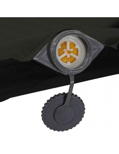 High Peak Kodiak L Αυτοφούσκωτο Μονό Υπόστρωμα Camping Πάχους 8cm σε Μαύρο χρώμα