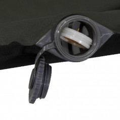 High Peak Kodiak L Αυτοφούσκωτο Μονό Υπόστρωμα Camping Πάχους 8cm σε Μαύρο χρώμα