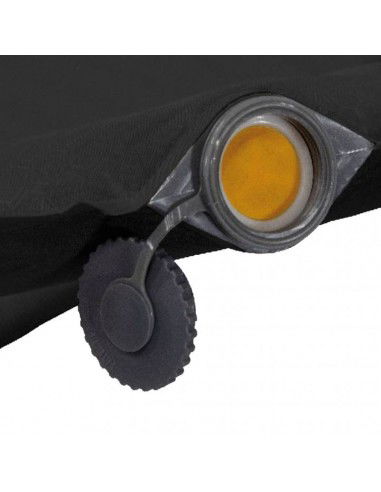 High Peak Kodiak L Αυτοφούσκωτο Μονό Υπόστρωμα Camping Πάχους 8cm σε Μαύρο χρώμα