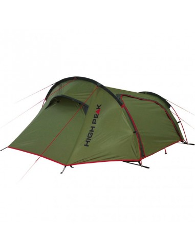 High Peak Sparrow Σκηνή Camping Τούνελ Πράσινη με Διπλό Πανί 4 Εποχών για 2 Άτομα 260x120x90εκ. 10186