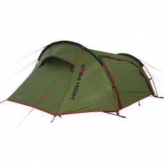 High Peak Sparrow Σκηνή Camping Τούνελ Πράσινη με Διπλό Πανί 4 Εποχών για 2 Άτομα 260x120x90εκ. 10186