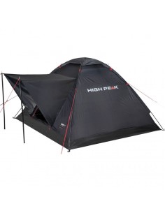 High Peak Beaver 3 Σκηνή Camping Igloo Μαύρη 3 Εποχών για 3 Άτομα 200x180x120εκ. 10320