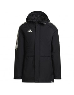 Adidas Condivo 22 Stadium Ανδρικό Χειμωνιάτικο Μπουφάν Παρκά Μαύρο HT2538