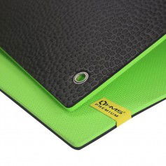 Club fitness mat with holes HMS Premium MFK03 GreenBlack