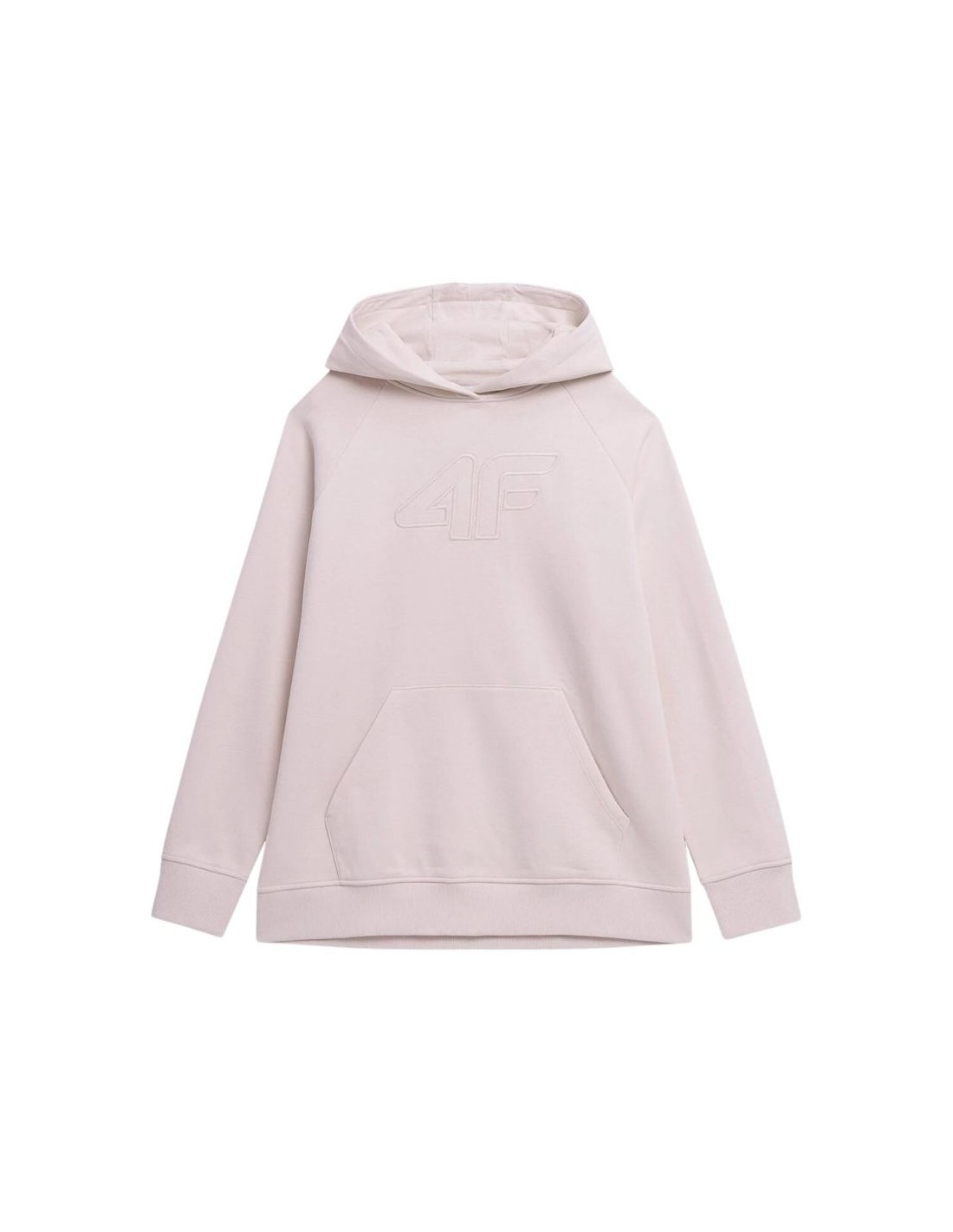 4F 4F Γυναικείο Φούτερ με Κουκούλα Ροζ 4FSS23TSWSF535-12S