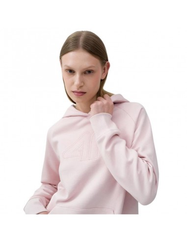 4F Γυναικείο Φούτερ με Κουκούλα Ροζ 4FSS23TSWSF535-12S