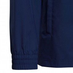 Adidas Παιδικό Αθλητικό Μπουφάν Κοντό με Κουκούλα Navy Μπλε Entrada 22 IK4012