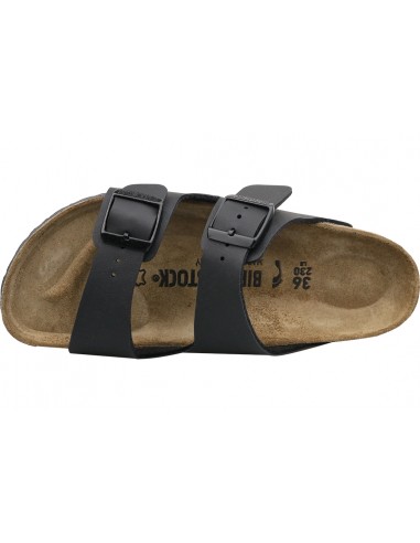 Birkenstock Arizona Birko-Flor Ανδρικά Σανδάλια σε Μαύρο Χρώμα 0051793