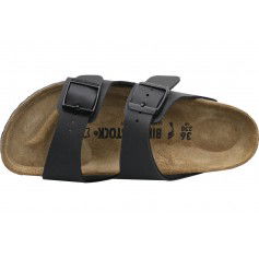 Birkenstock Arizona Birko-Flor Ανδρικά Σανδάλια σε Μαύρο Χρώμα 0051793