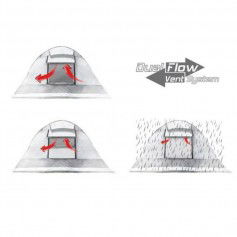 High Peak Santiago 5.0 Χειμερινή Σκηνή Camping Igloo Γκρι για 5 Άτομα 430x290x200εκ. 11802