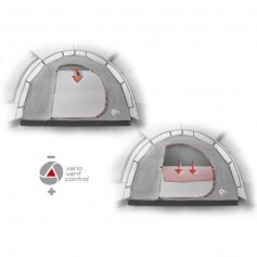 High Peak Santiago 5.0 Χειμερινή Σκηνή Camping Igloo Γκρι για 5 Άτομα 430x290x200εκ. 11802
