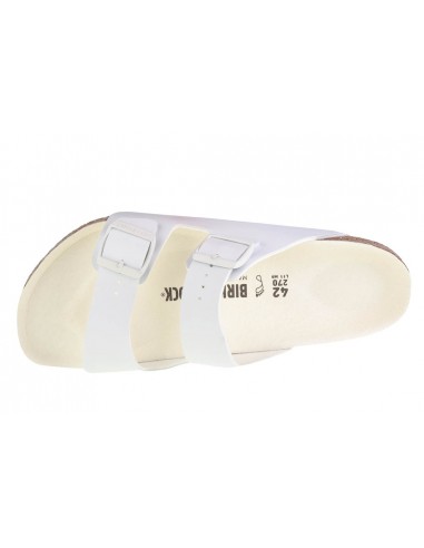 Birkenstock Arizona Birko-Flor Γυναικεία Σανδάλια σε Λευκό Χρώμα 1019061