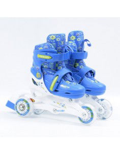HS-TNK-000010546 Inline Αυξομειούμενα Rollers Μπλε Παιδικά 2